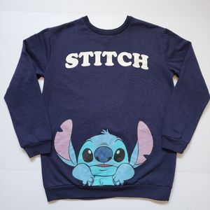 Disney Stitch Crew Neck Long Sleeves Unisex